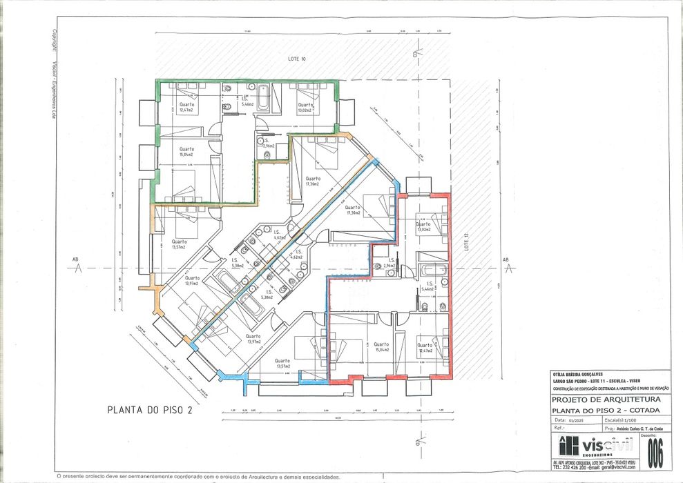 Moradias T3+1 premium construção centro de Viseu