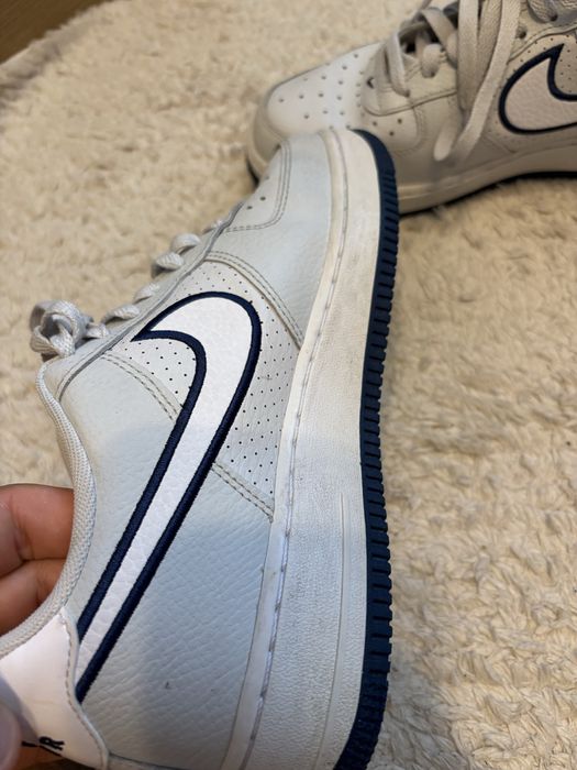 Buty Nike Air Force 1 bialo granatowe 40