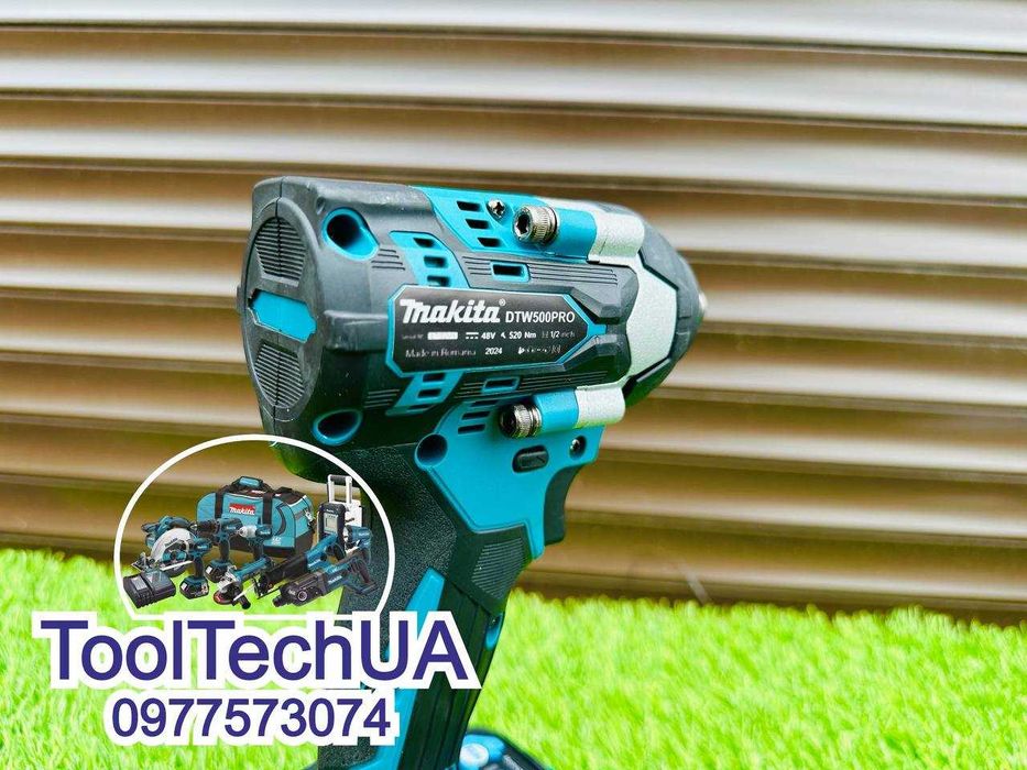 Акумуляторний Гайковерт Makita DTW500 PRO 48V-8A 520Nm + 4 головки 1/2