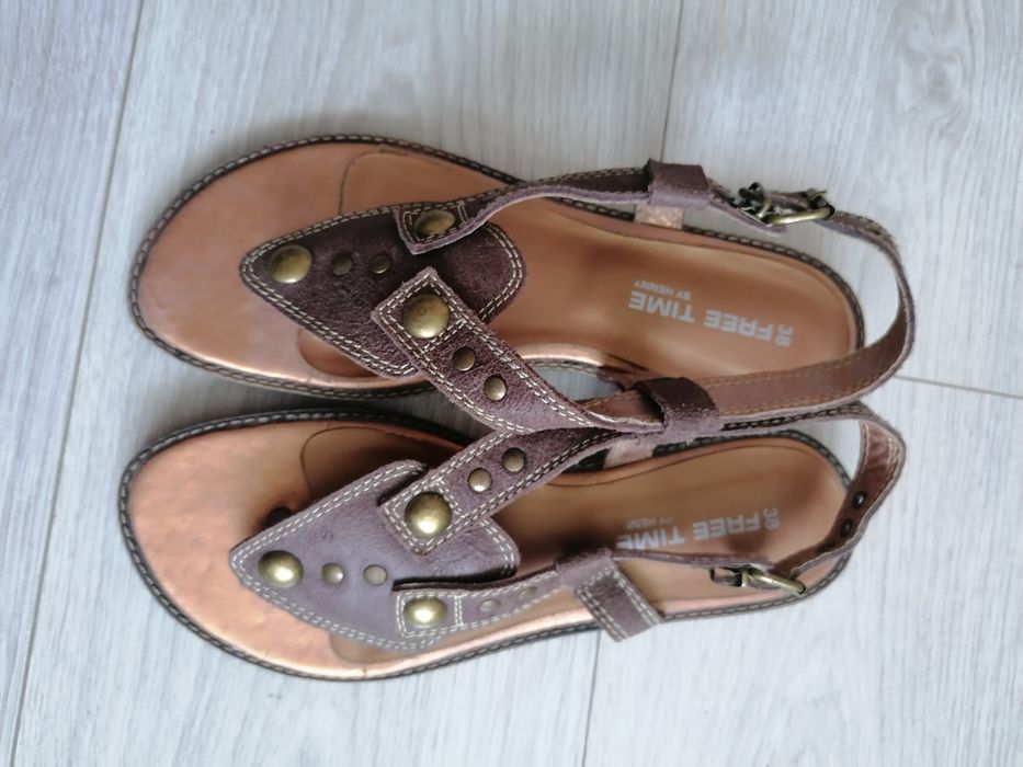 Sandały japonki boho