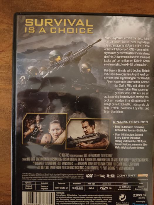 Halo nightfall dvd