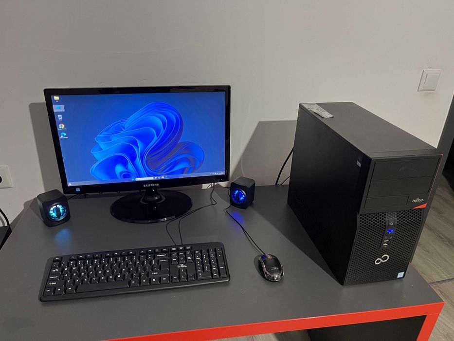 Komputer Do Nauki PC Zestaw Komplet  Win11 i5 8GB SSD 500GB  Monitor22