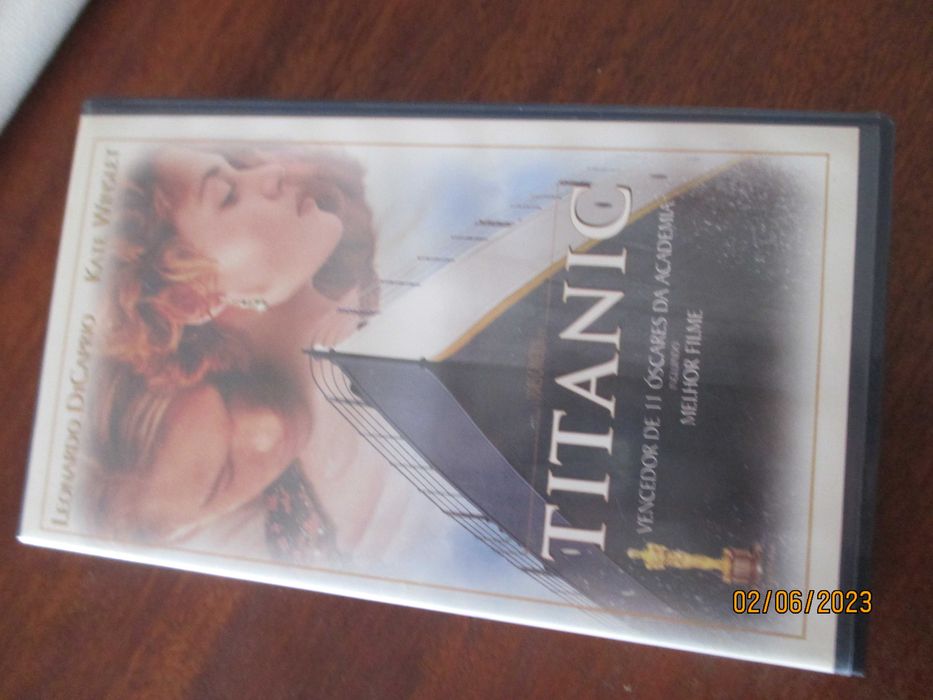 4 vhs - Et, Titanic, Tomb Raider e o Senhor dos aneis