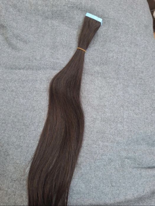 Włosy naturalne tape on 55 cm 20 kanapek