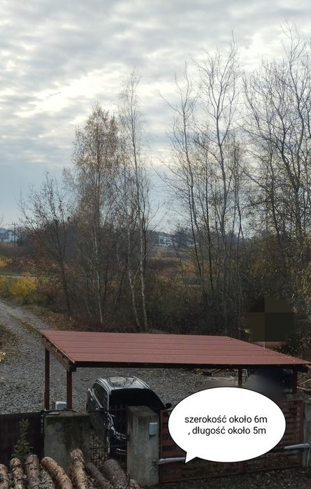 Wiata na dwa samochody