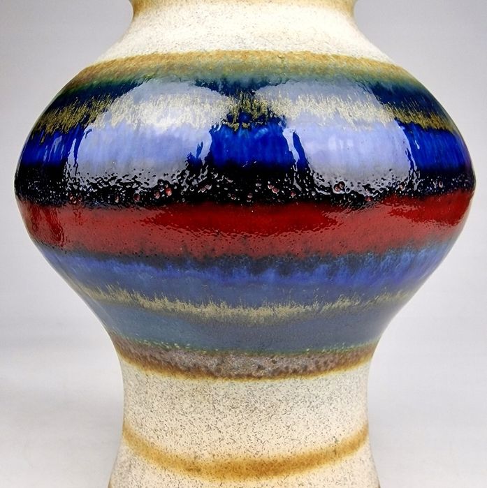 Duży Wazon Ceramiczny U Keramik West Germany Lava