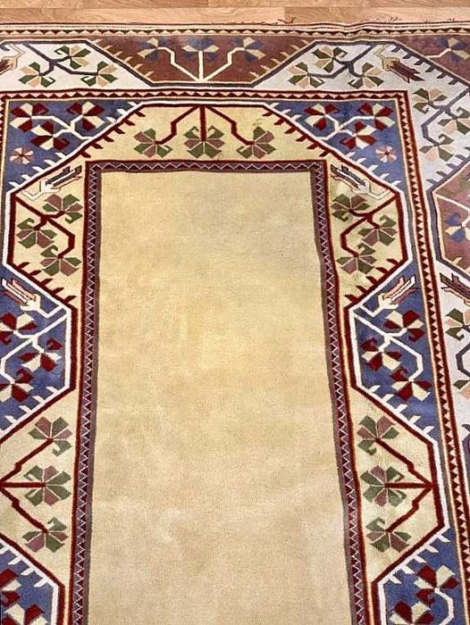 Belo tapete Turco MILAS, feito à mão, Lã da Anatólia, 300cm x 200cm