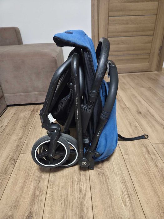 Візочок Cybex Eezy S+2 Navy Blue з дощовиком і підстаканником, б/в