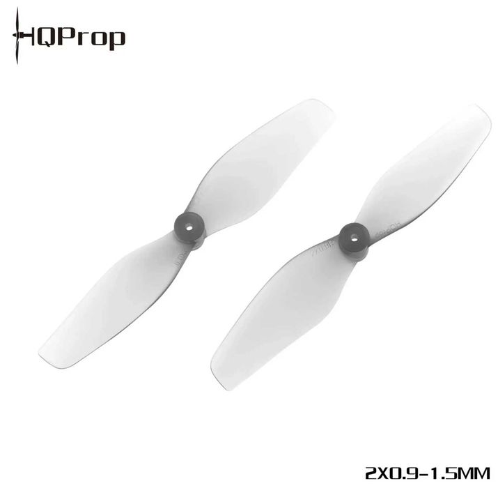 Пропелери HQ Ultralight Prop 2X0.9 (51MM)Grey(2CW+2CCW)–PC–1.5MM Shaft