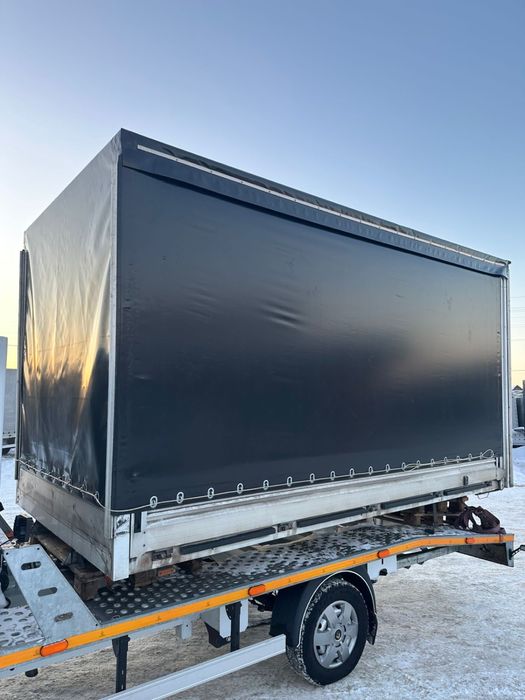 Будка, кузов тентований бортовий з задніми дверима, новий тент!