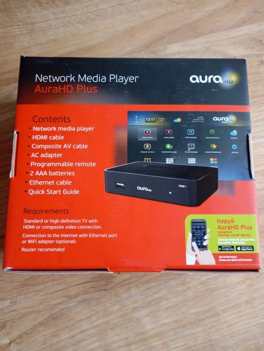 Андроид приставка АURA.