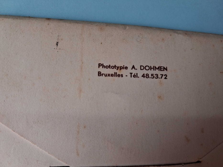 2 Livros de POSTAIS Bruxelas 1954 Albert Dohmen , ainda por recortar