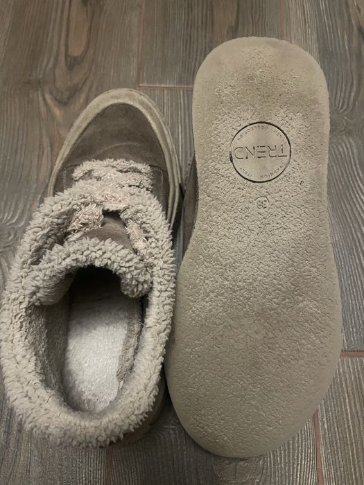 Кеди жіночі осінь/весна, замшеві, розмір 38