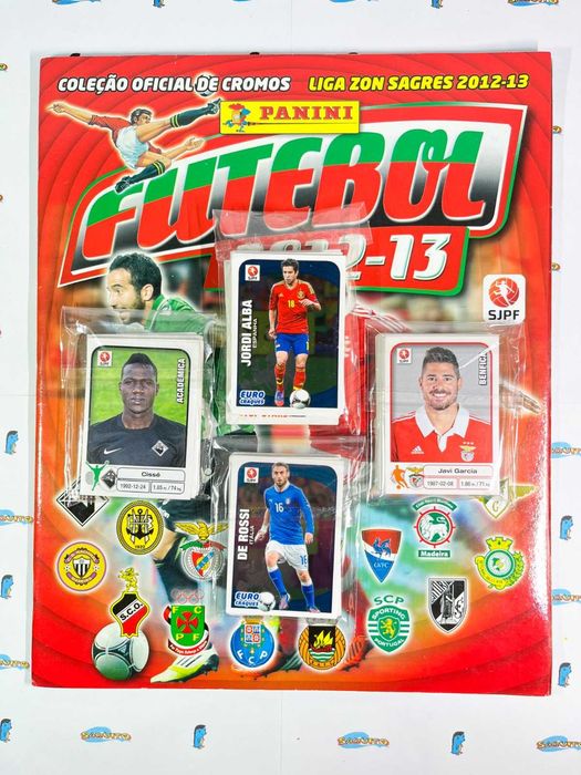 Caderneta Futebol 2012-13 Panini + 220 Cromos