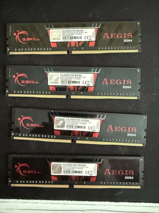 Оперативна пам ять G.Skill Aegis DDR4 3000МГц 4x8gb