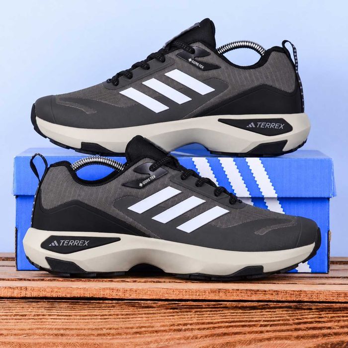 (2461) Термо осінь-зима Adidas Terrex Anylander Кросівки сірі (41-45) адідас