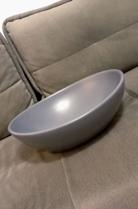 Nowa umywalka nablatowa vidaxl szara