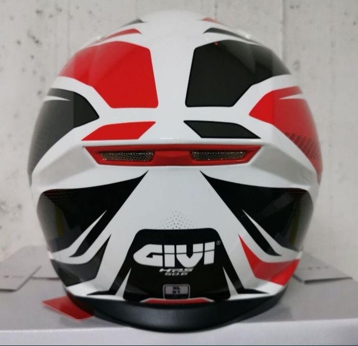 Capacete Integral Givi 50.6 Stoccarda Nero Rosso ( NOVOS )