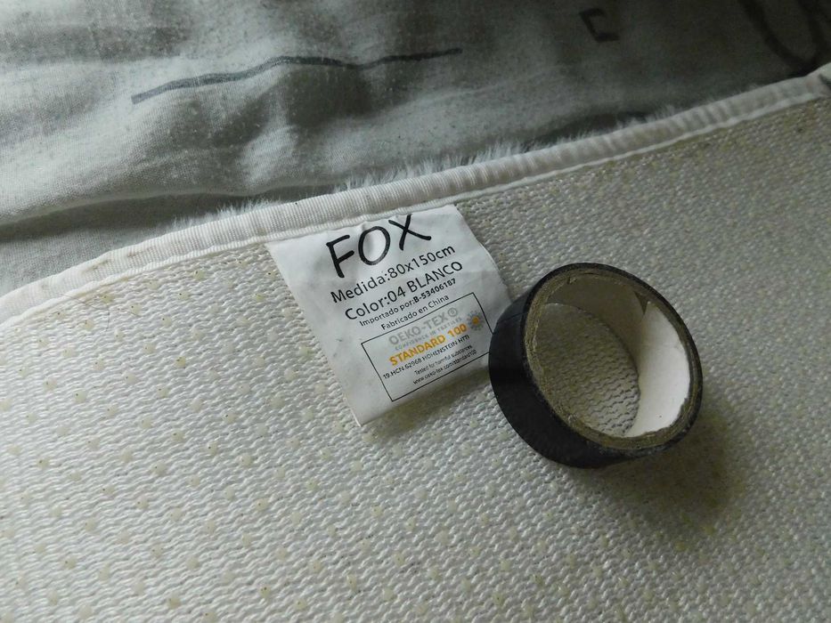 Tapete Fox 80x150 Branco - Preço Negociável