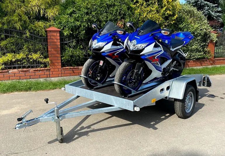 Rydwan do transportu motocykli, quadów,  jednośladów, 2 dwóch motocykli, MOTO, QUAD, spawana