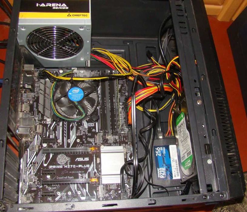 ПК i5-7400, DDR4 8gb, Ssd 256 Gb, Hdd 500Gb