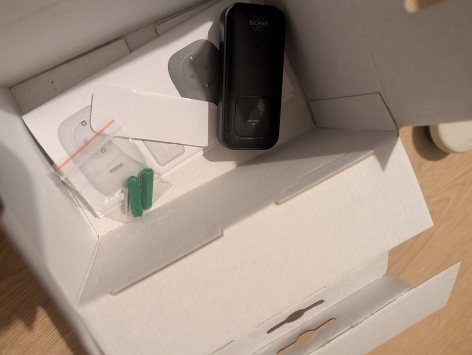 Campainha cinética sem fios DB4000 - com receptor enchufável com tomada de corrente -Pilhas