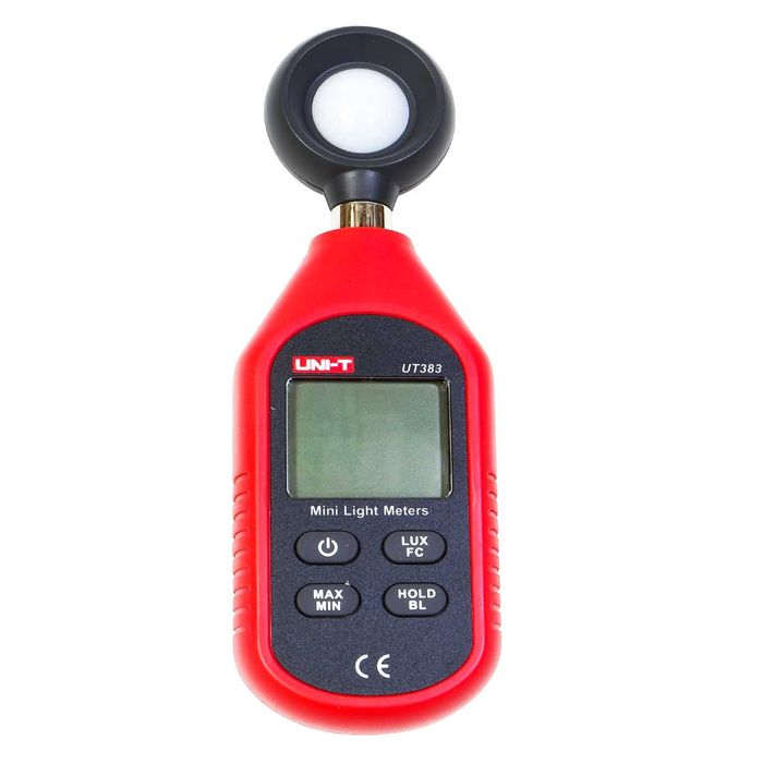 LUKSOMIERZ Światłomierz miernik natężenia światła ZESTAW baterie