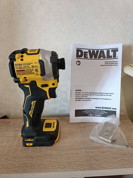 DeWalt 20v DCF850 Безщіточний шоруповерт Імпакт