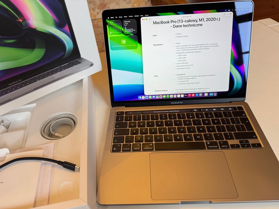 MacBook Pro 13,3 M1 2020, pamięć: 8GB, dysk: 256GB Żagań • OLX.pl