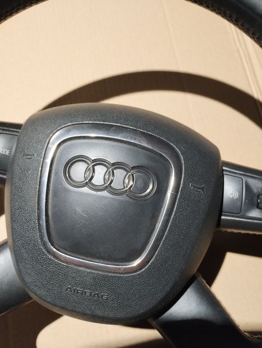 Kierownica z poduszka audi A6 C6 skora
