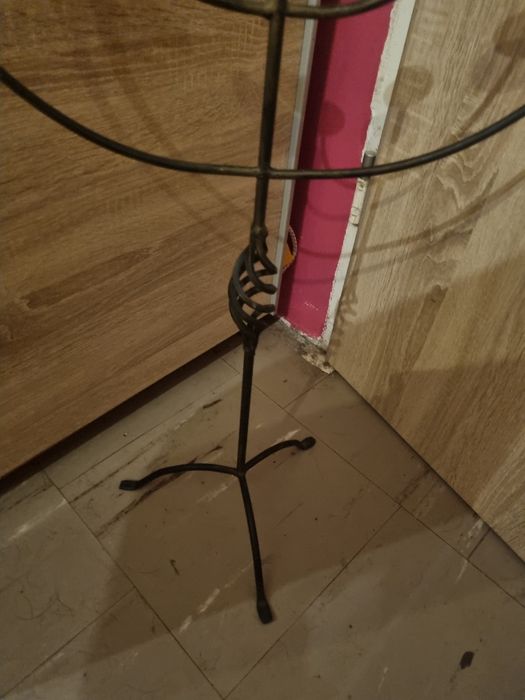 Swiecznik metalowy na 5 świeczek 63cm