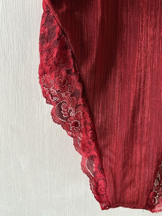 BHS czerwone body koronka 36 B 80 B