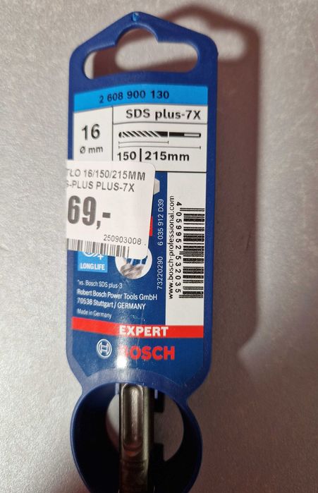 Wiertło  16/150/215MM SDS-plus PLUS-7X Bosch Expert
