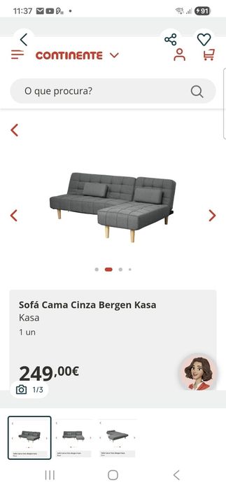 Sofa cama estado novo