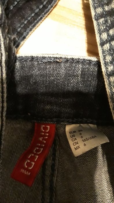 Świetne spodnie z szelkami H&M XS