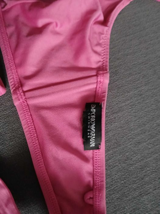 Strój kąpielowy Emporio Armani różowy rozm.L idealny