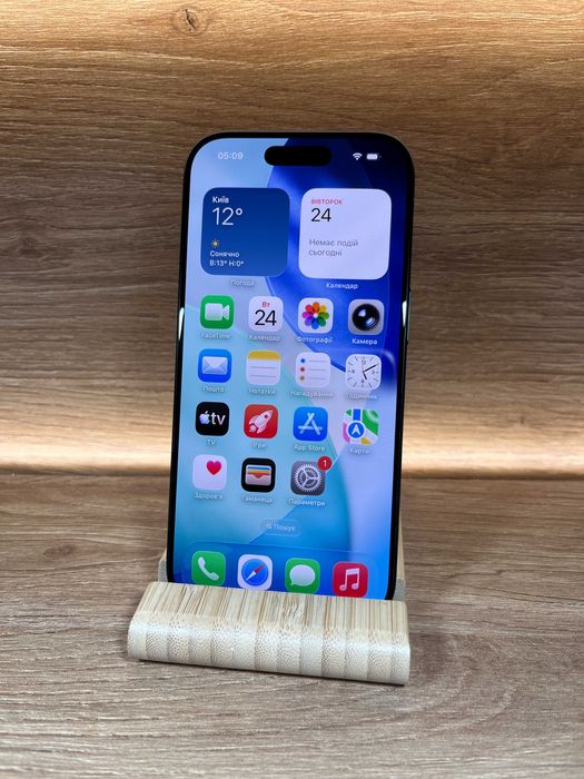 iPhone 16 Pro 128 Black !! АКБ: 100% !! №: 2584 !! СТАН ГАРНИЙ !!! З США !! Айфон купити оригінал !!