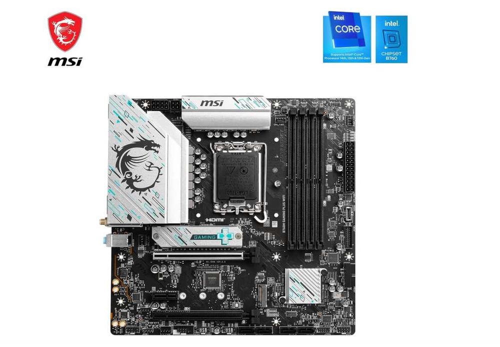 MSI B760M gaming plus wifi | lGA1700 | DDR5 | Micro-ATX