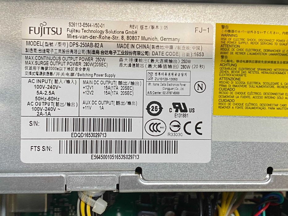 Комп'ютер для навчання  Fujitsu P556 i3-6100 ddr4 8Gb  HD 530 2Gb .FS