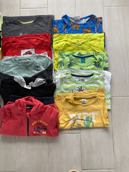 Bluzy, bluzki, t-shirt r.110-116 paka ubrań