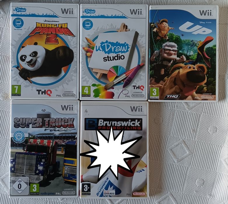 4 jogos Nintendo Wii
