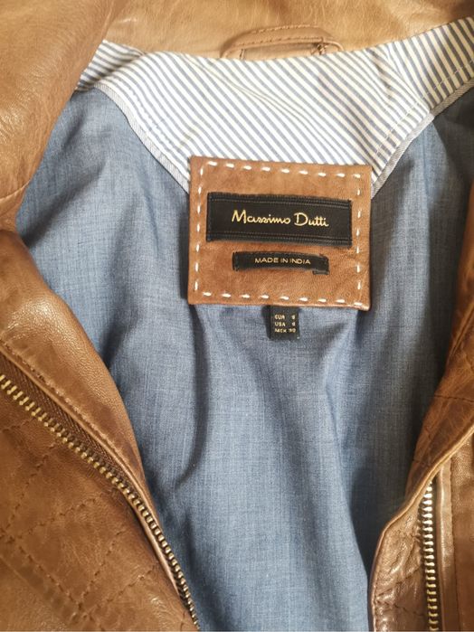 Casaco massimo dutti cabedal em bom estado