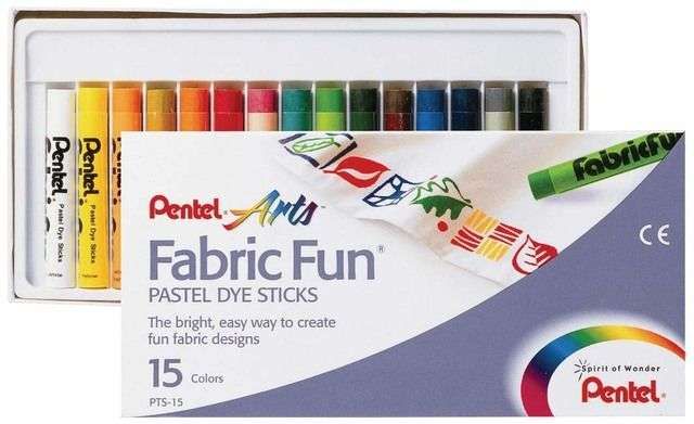 Pentel pastele olejne do tkanin koszulek ubrań x15 ubrań i tekstyliów