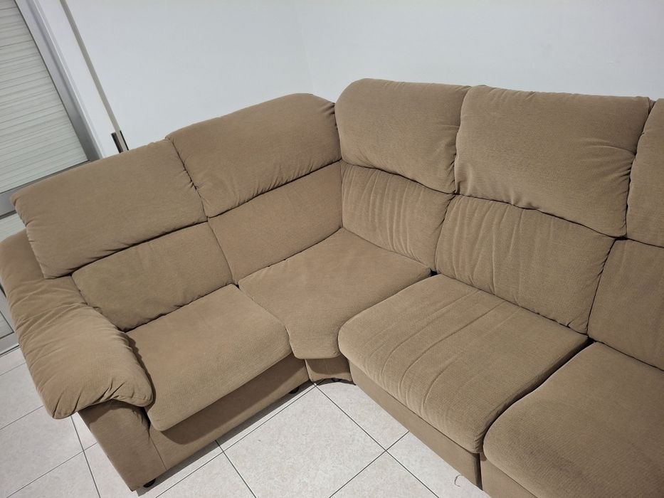 Sofá em L grande