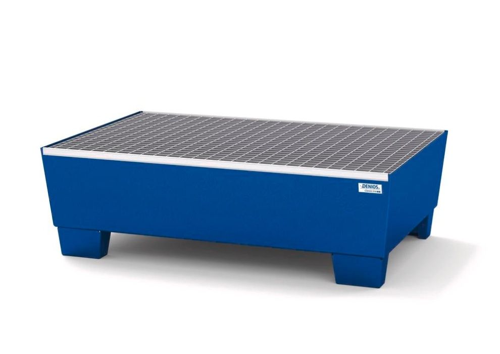 DENIOS Wanna wychwytowa na pojemniki 200 litrów na 2 beczki używana