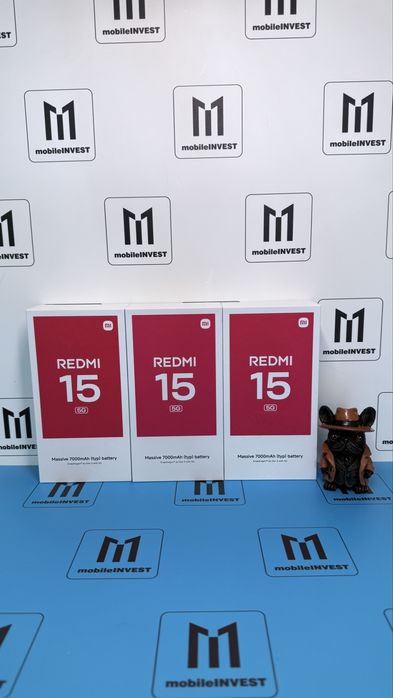 Nowy Zapombowany Redmi 15 5G 8/256GB Midnight Black – nowy, wydajny i z baterią na długie godziny|Sklep Ustroń|Szybka wysyłka