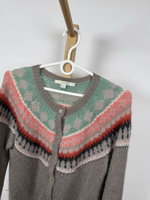 Boden wełniany kardigan sweter moher M