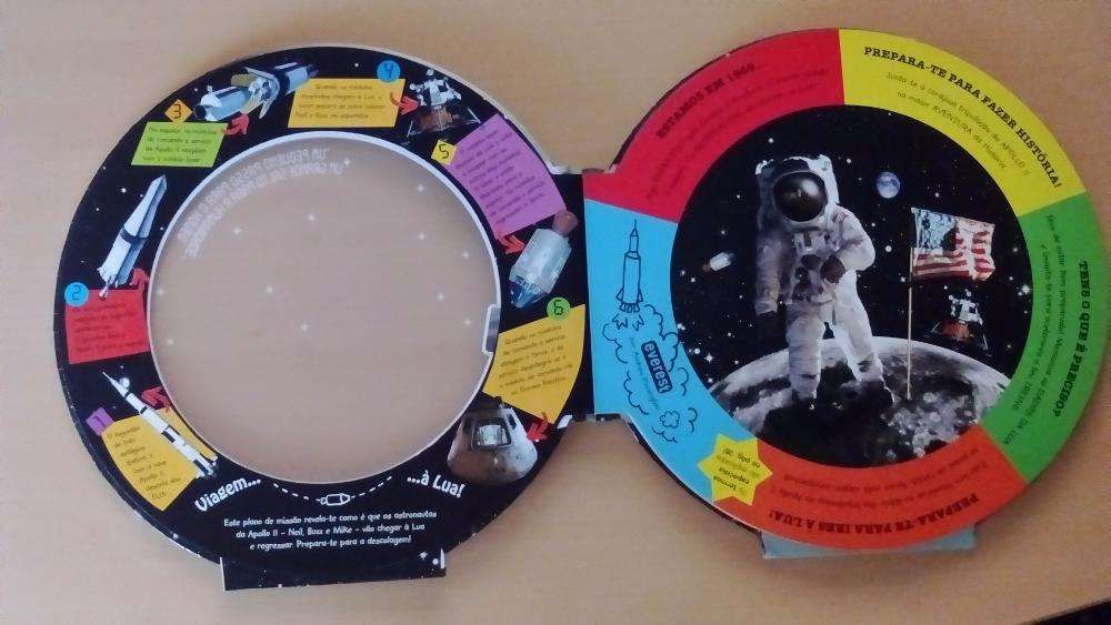 Livro "Apollo 11 - Viagem de Ida e Volta à Lua"