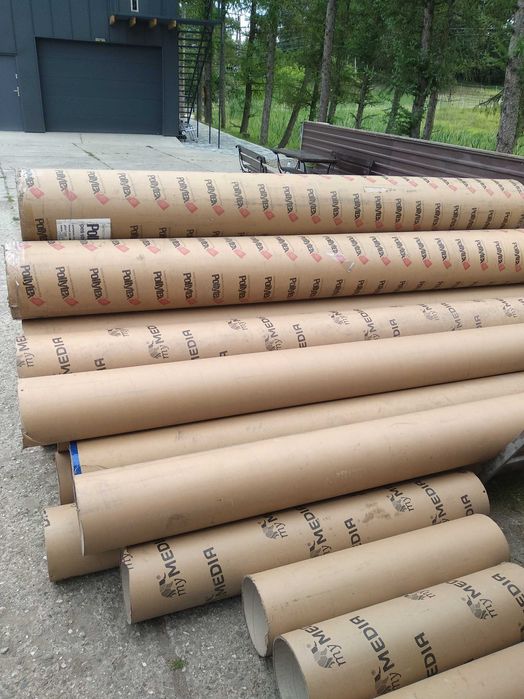 Rrury kartonowe - średnica .30cm  - 20 cm -15 cm