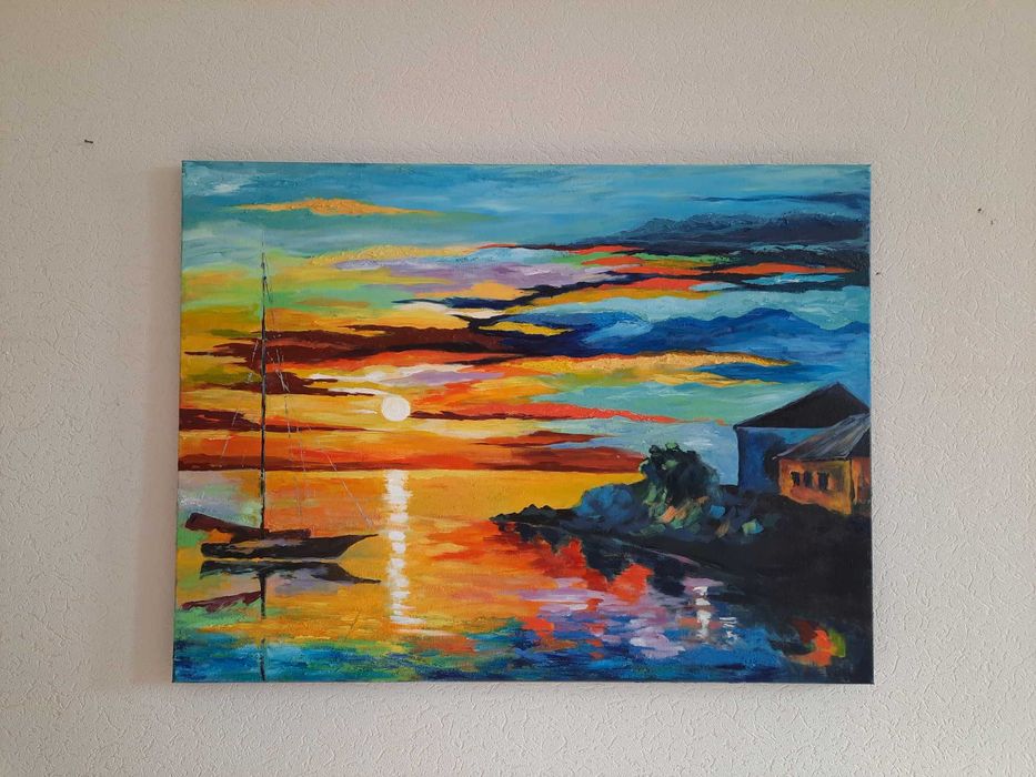 Картина. Морський пейзаж. Акрил. Ручна робота